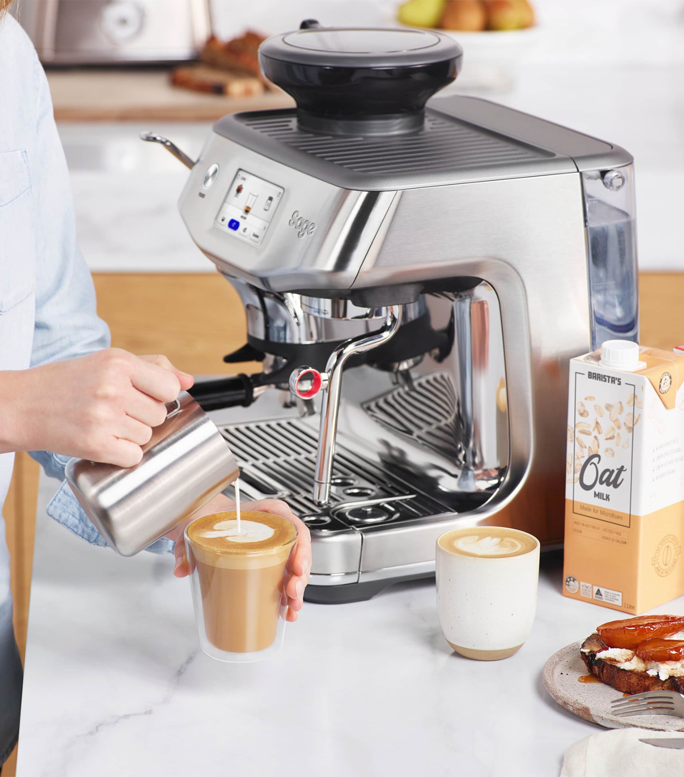Sage Barista Touch Impress Coffee Machine Stainless Steel Image 8