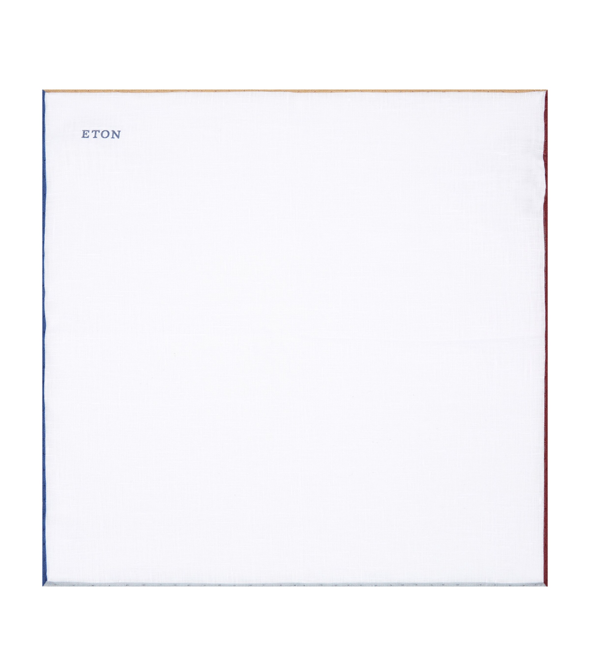 Linen Pocket Square 35-WHITE/MULTI Image 2