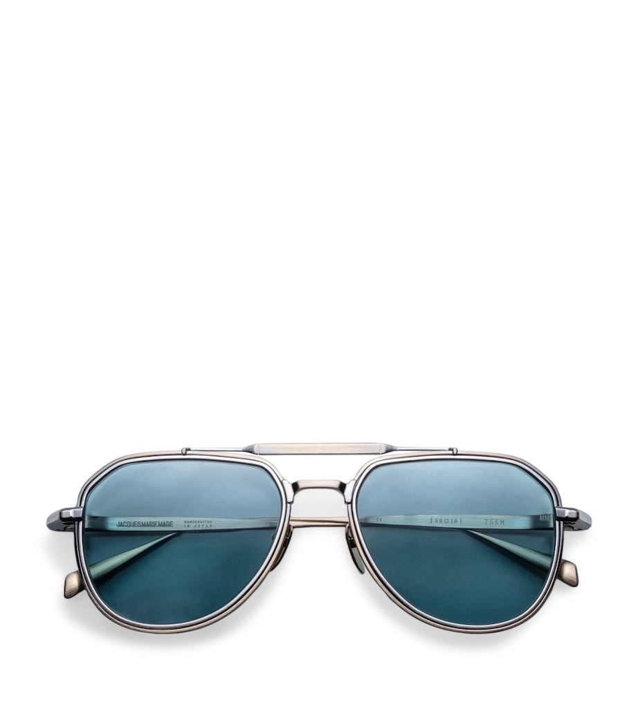 Jacques Marie Mage Titanium Sun Blue Star Sunglasses Blue Star Spring Image 1