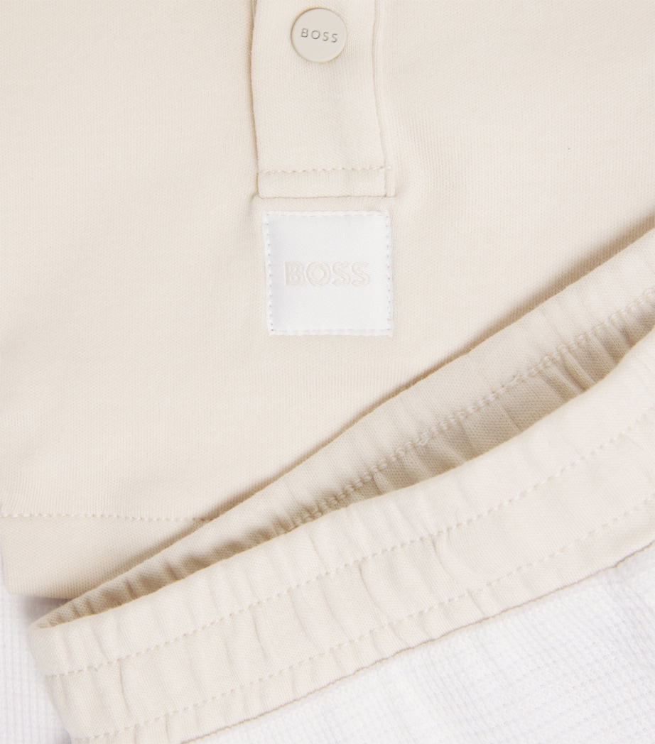 Cotton Polo Shirt and Shorts Set (1-18 Months) 10PWHITE Image 4
