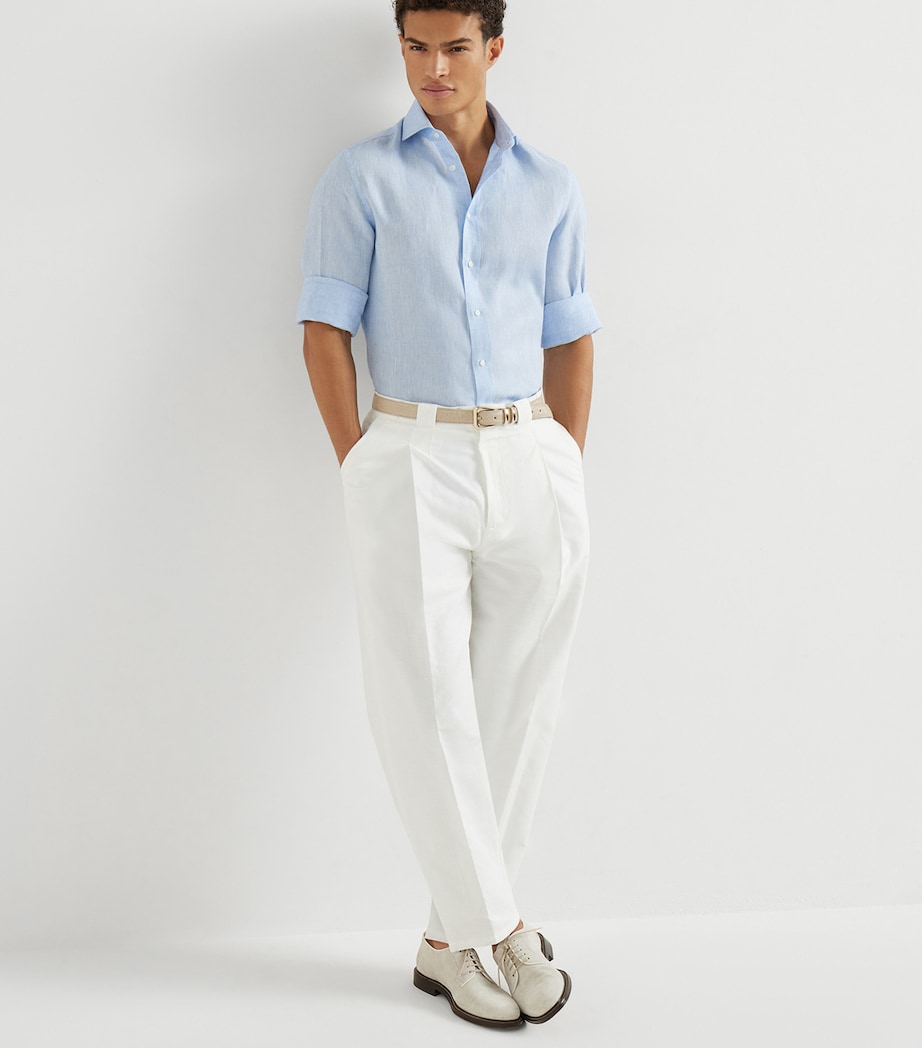 Cotton-Linen Panama Trousers C1900 Image 2