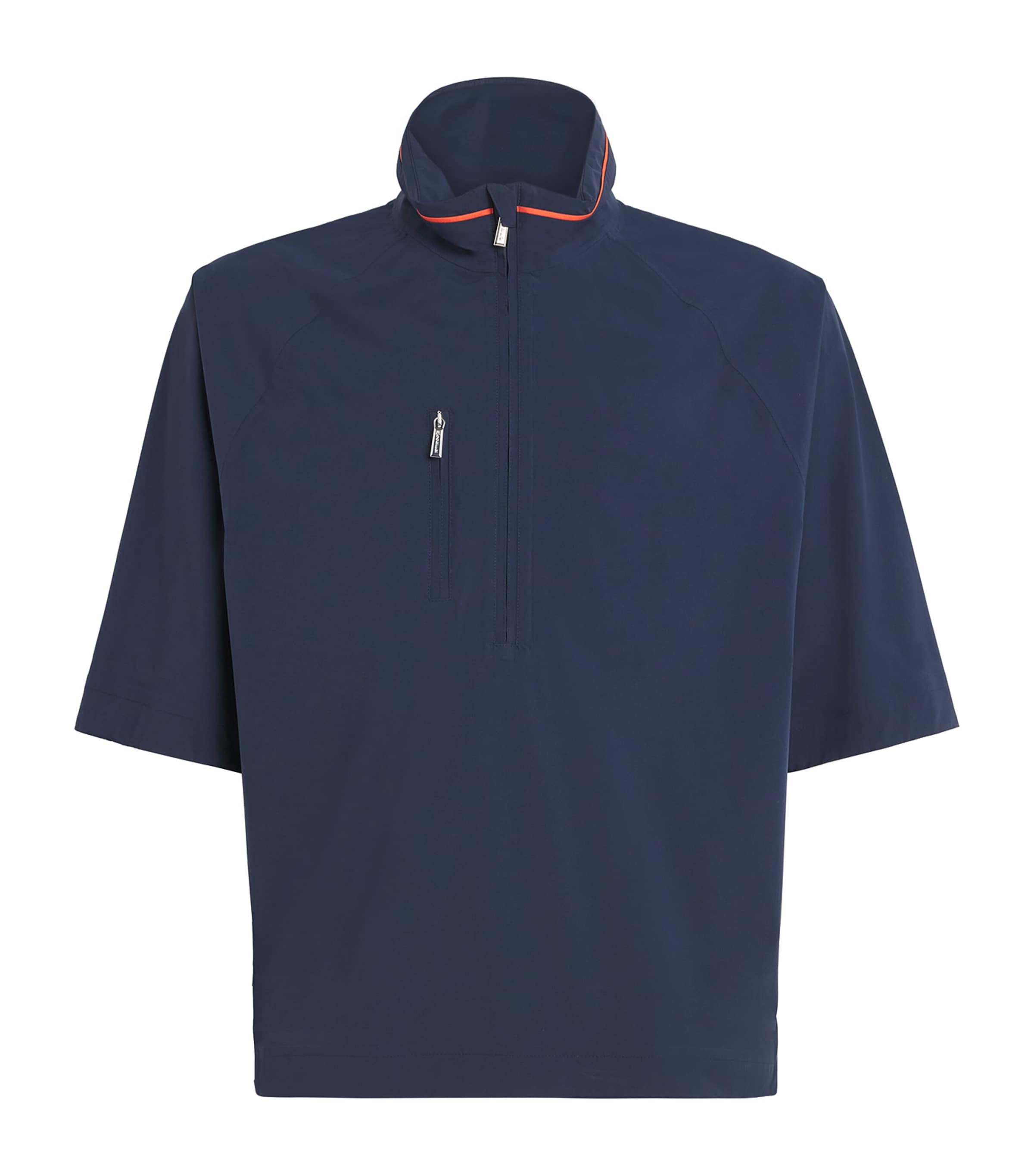 Moorer Technical Andrews Top In Blue