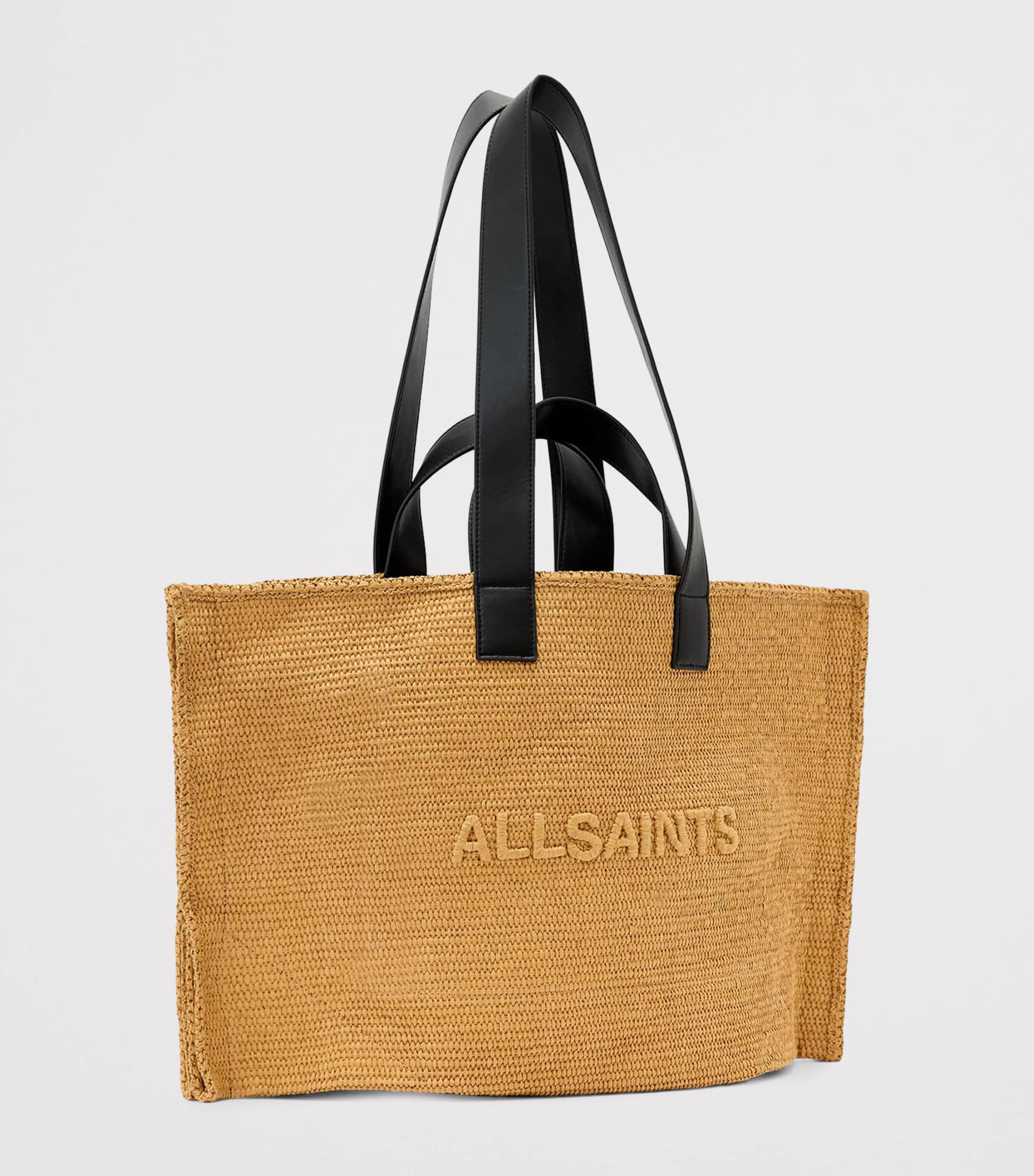 AllSaints Paper Reversible Lutece Tote Bag Biscuit Brown Image 2