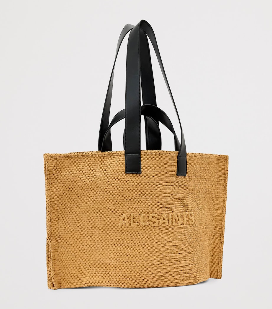 AllSaints Paper Reversible Lutece Tote Bag Biscuit Brown Image 2