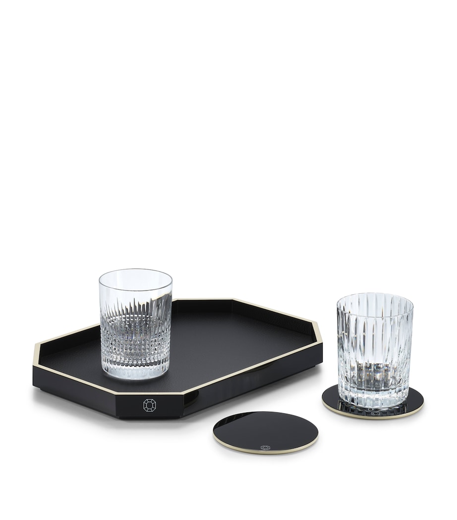 Small Octogone Tray (33cm x 23cm) CLEAR Image 2