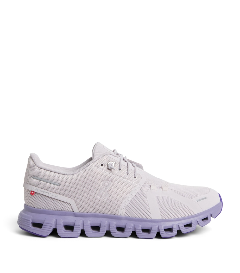 On Womens Cloud 6 Trainers Ether | Tyrian Image 1