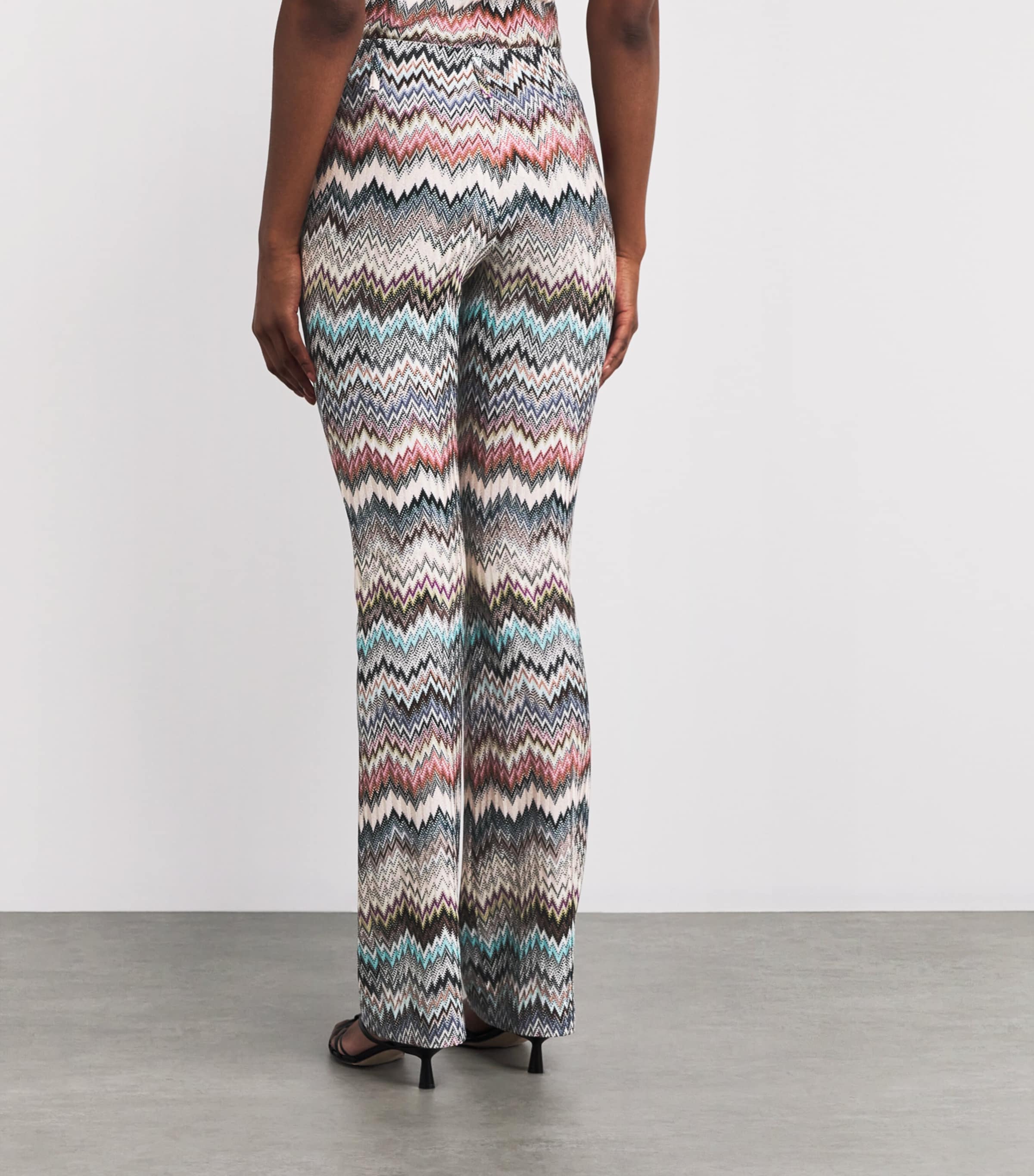 Zigzag Flared Trousers SM9QW MULTICOLOR Image 4