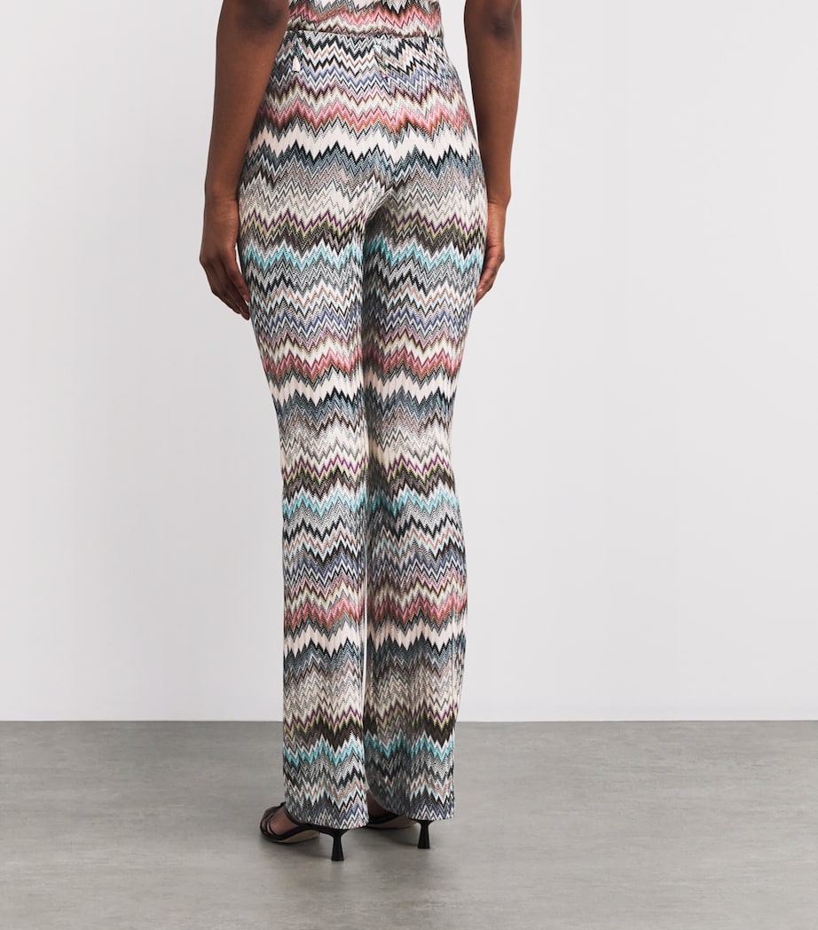 Zigzag Flared Trousers SM9QW MULTICOLOR Image 4