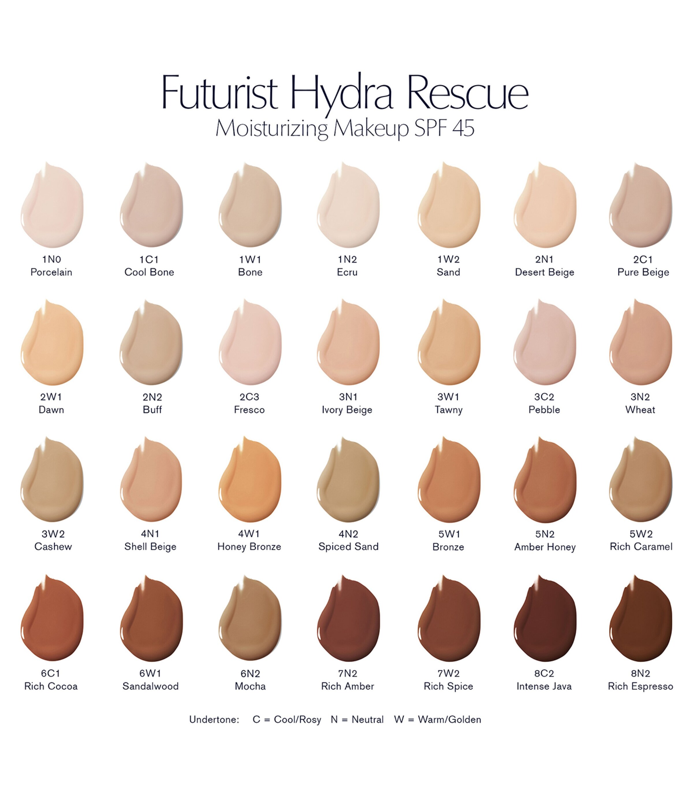 Futurist Hydra Rescue Moisturising Foundation SPF 45 5W1 BRONZE Image 4