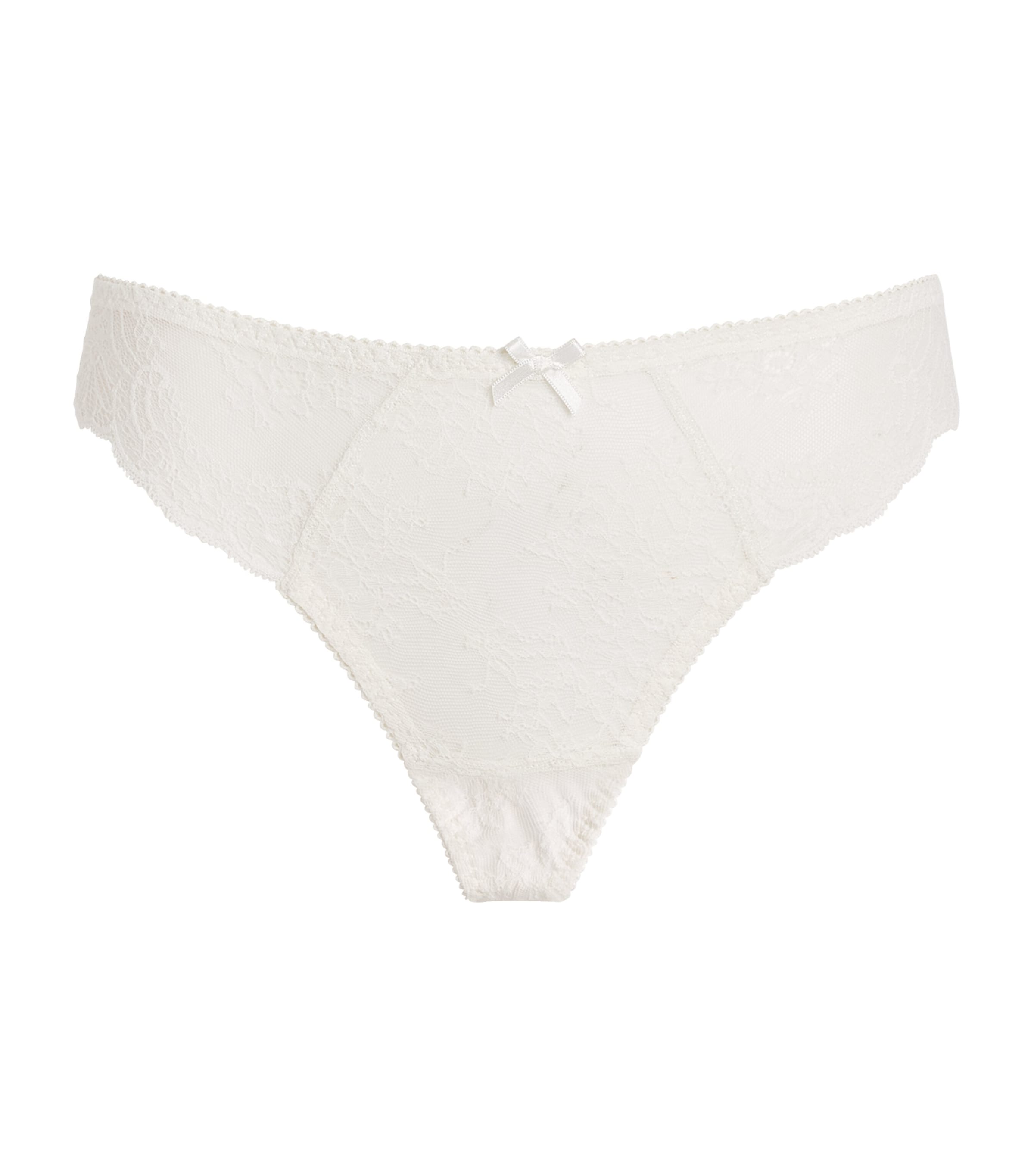 Aubade Lace Dans Des Sens Tanga In Ivory