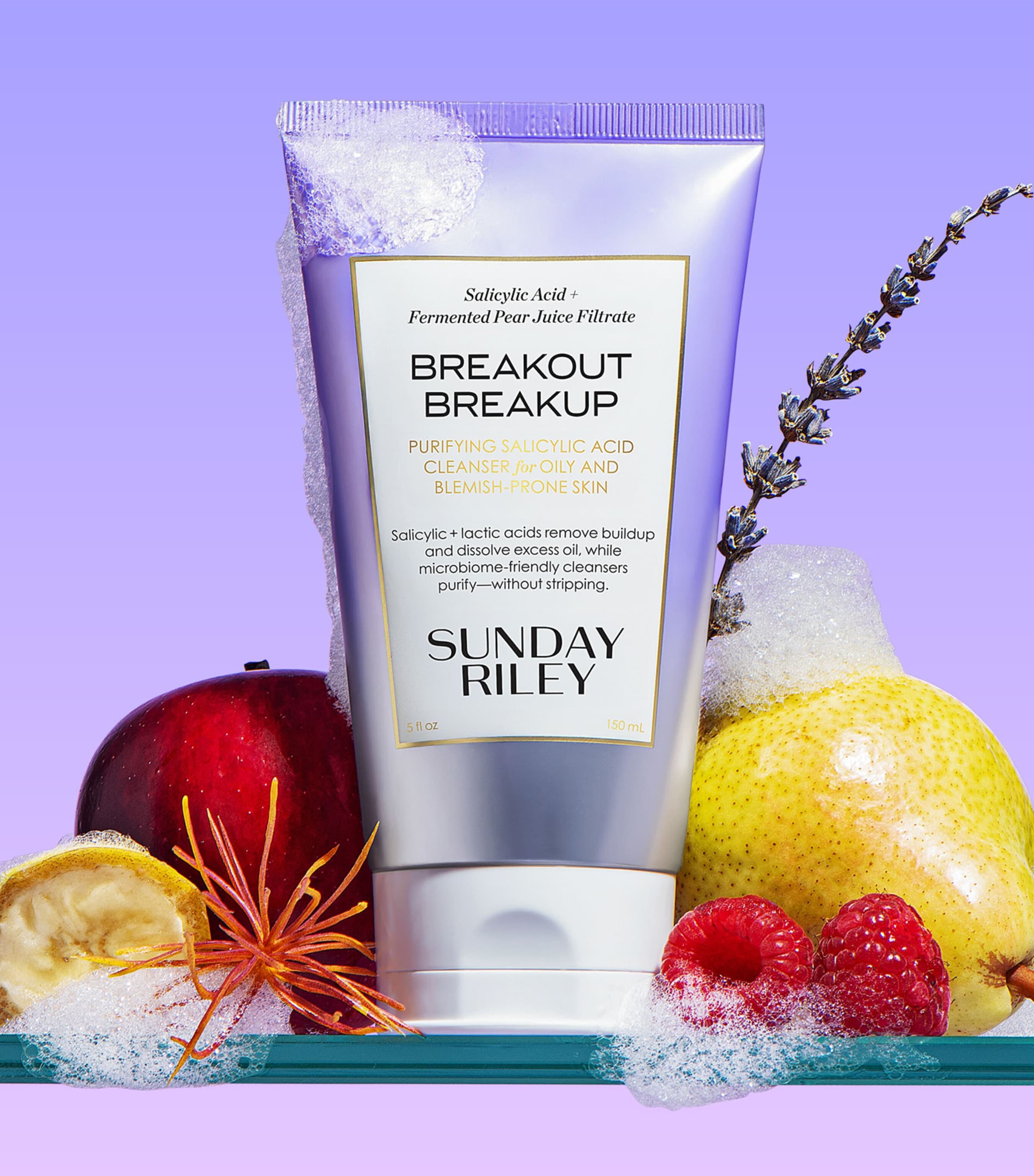 Breakout Breakup Purifying Salicylic Acid Cleanser (150ml) NO COLOUR Image 2