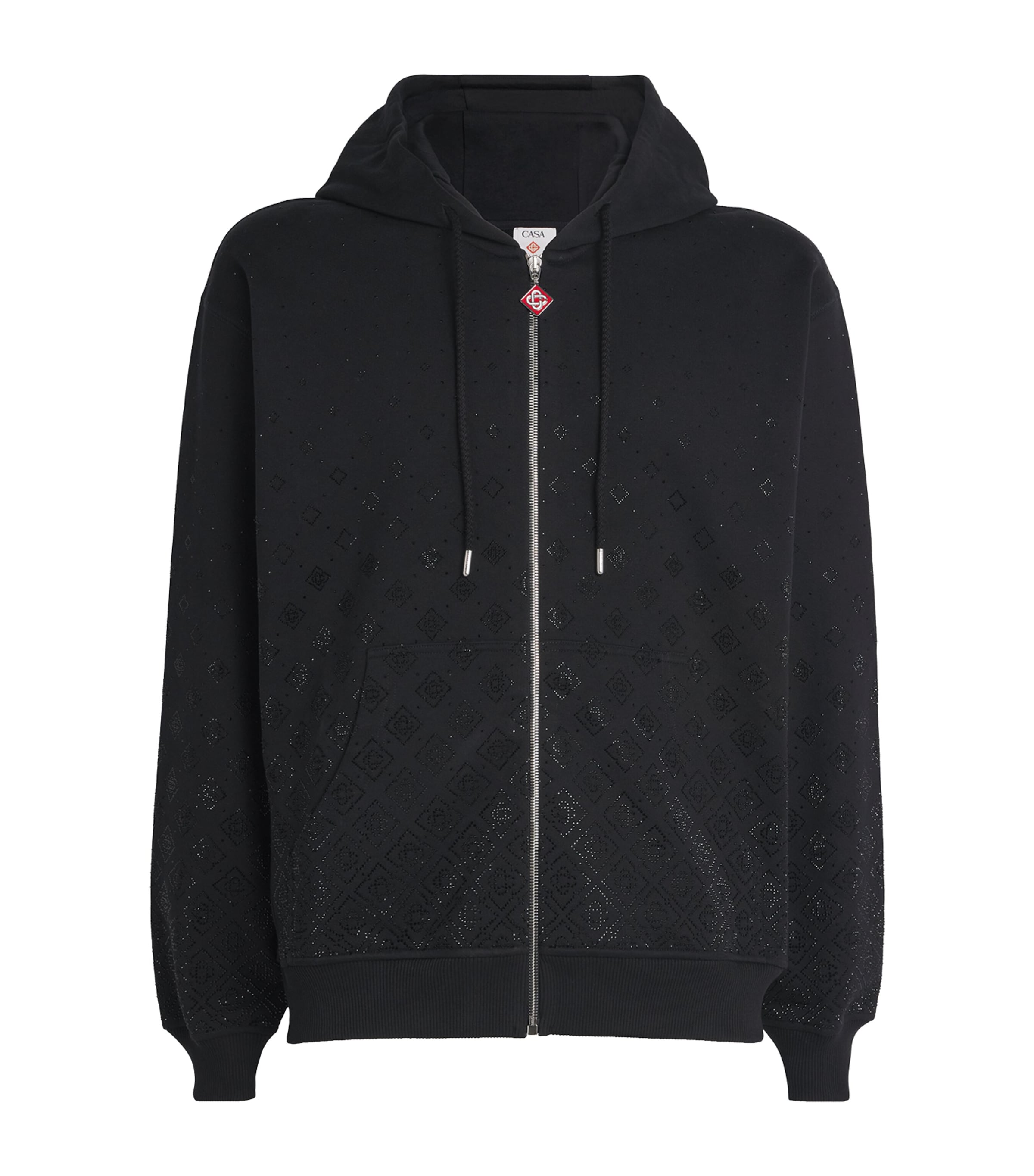 Crystal Monogram Zip-Up Hoodie CRYSTAL MONOGRAM Image 1