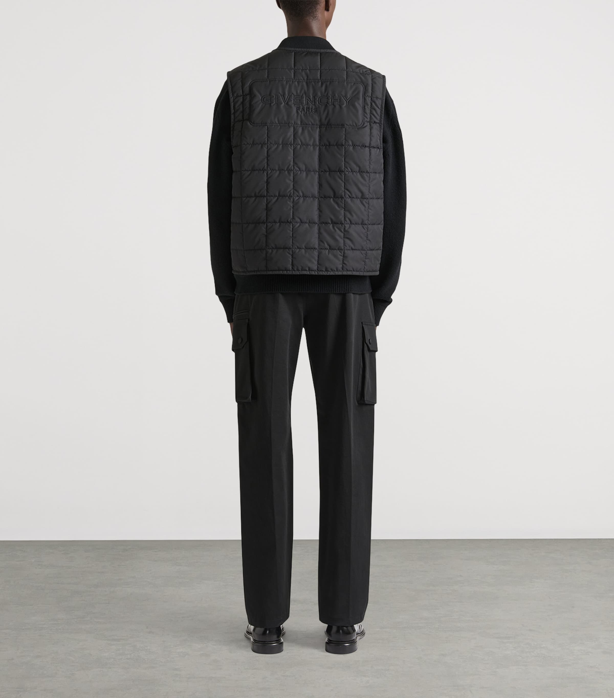 Givenchy Mens Square Quilted Gilet Image 3
