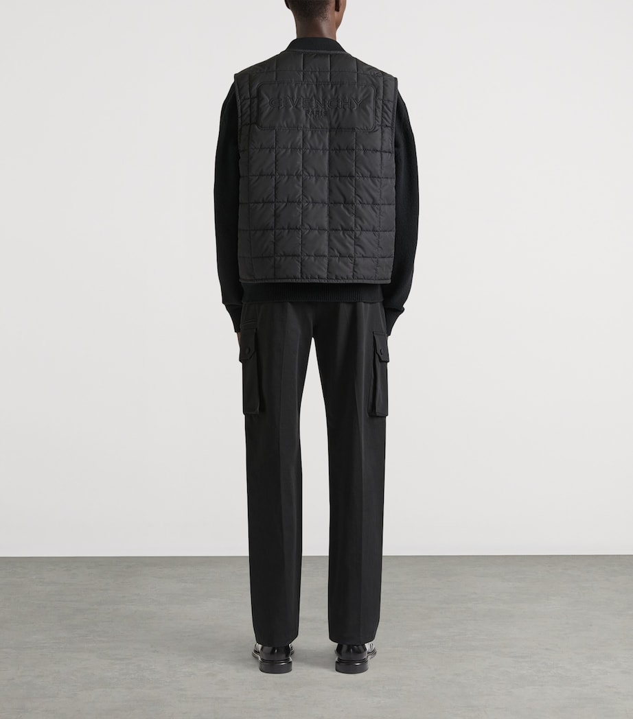 Givenchy Mens Square Quilted Gilet Image 3