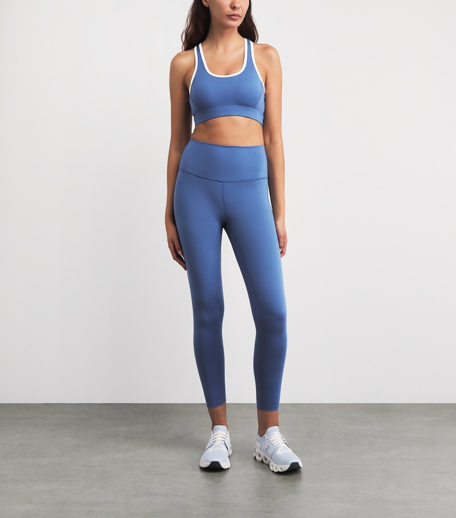 Varley Womens FreeSoft Selma Sports Bra Bijou Blue Image 2