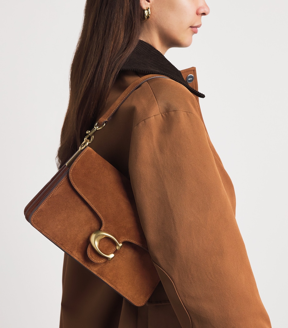 Coach Suede Tabby 30 Shoulder Bag Brown Image 6