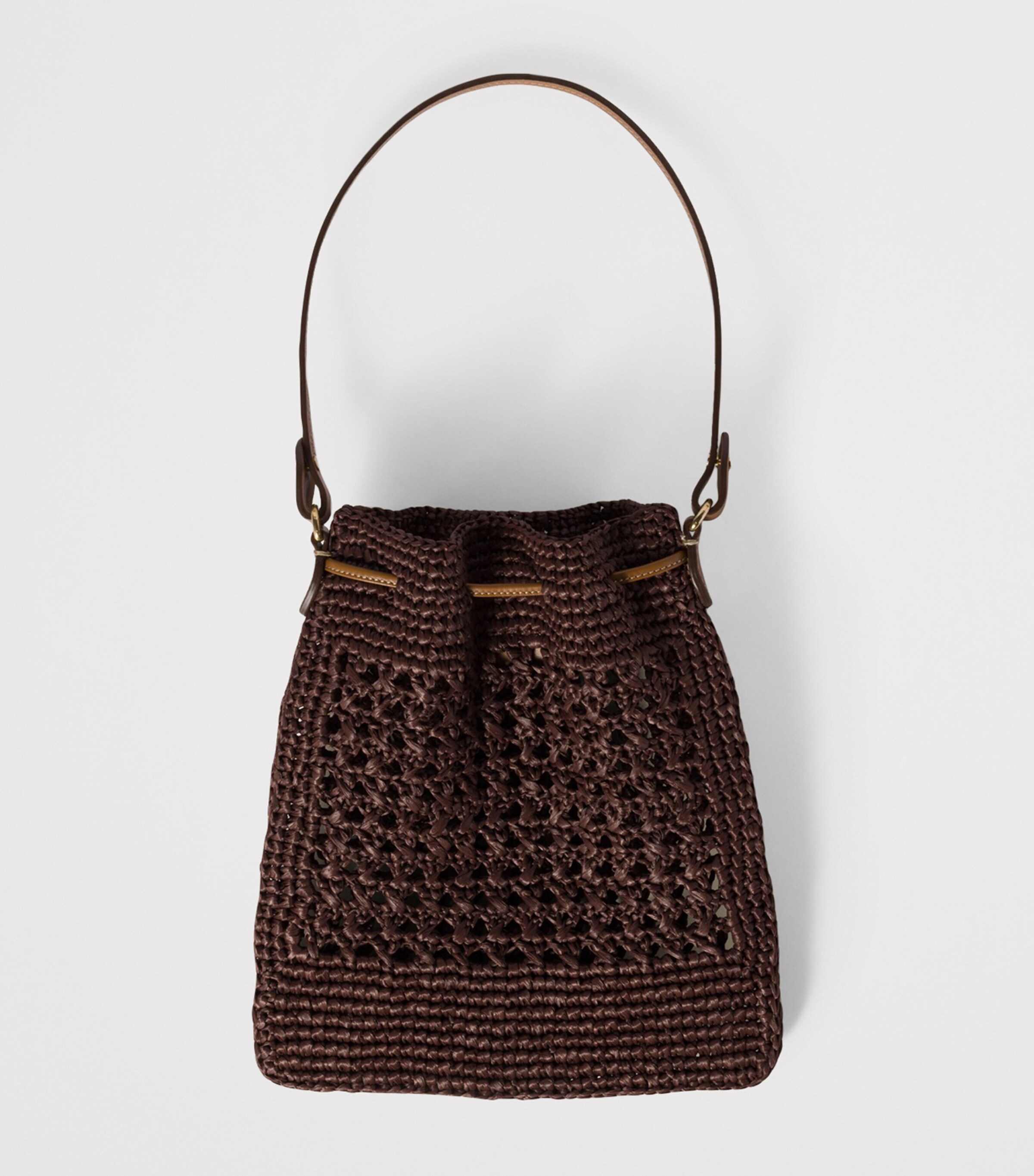 Miu Miu Woven Logo Top-Handle Bag Image 3