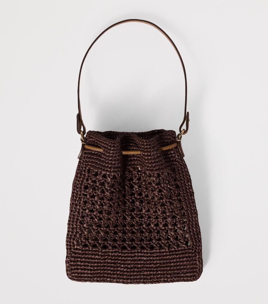 Woven Logo Top-Handle Bag F0966 Image 3