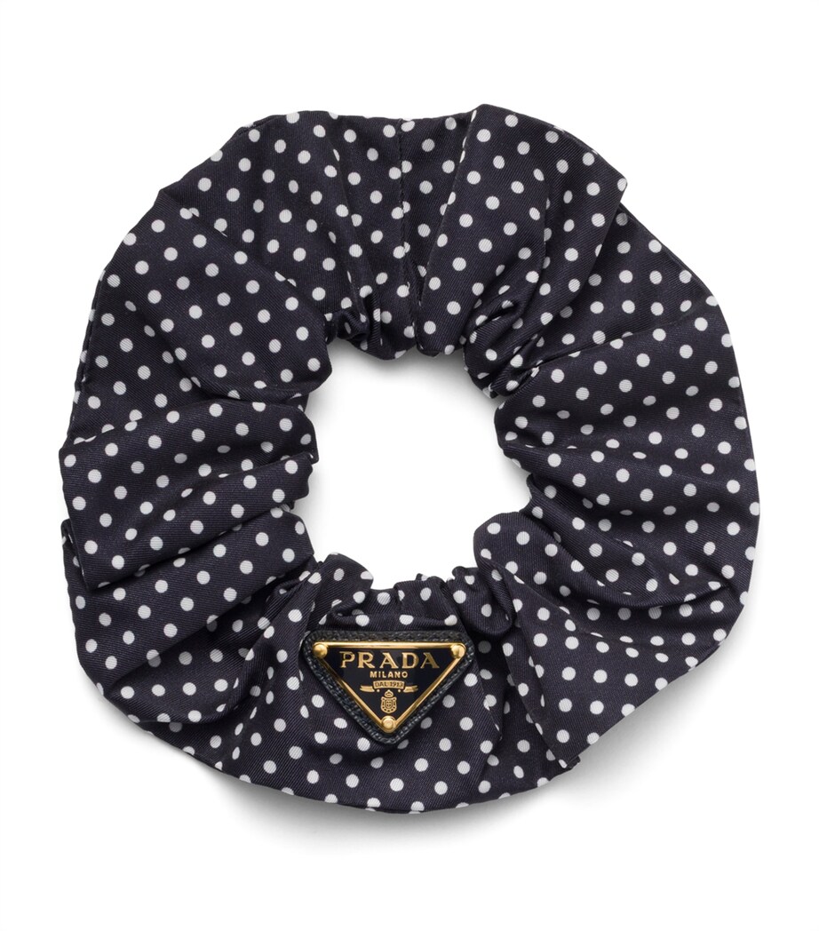Prada Re-Nylon Polka-Dot Scrunchie Image 1