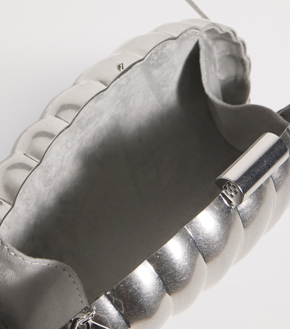 Monet Shell Clutch Bag SILVER Image 4