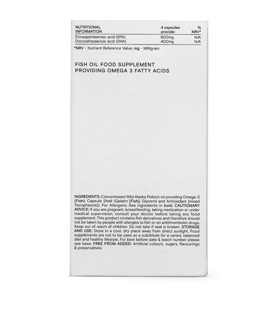 Food-Grown Pure Strength Omega 3 (120 Capsules) NO COLOUR Image 2