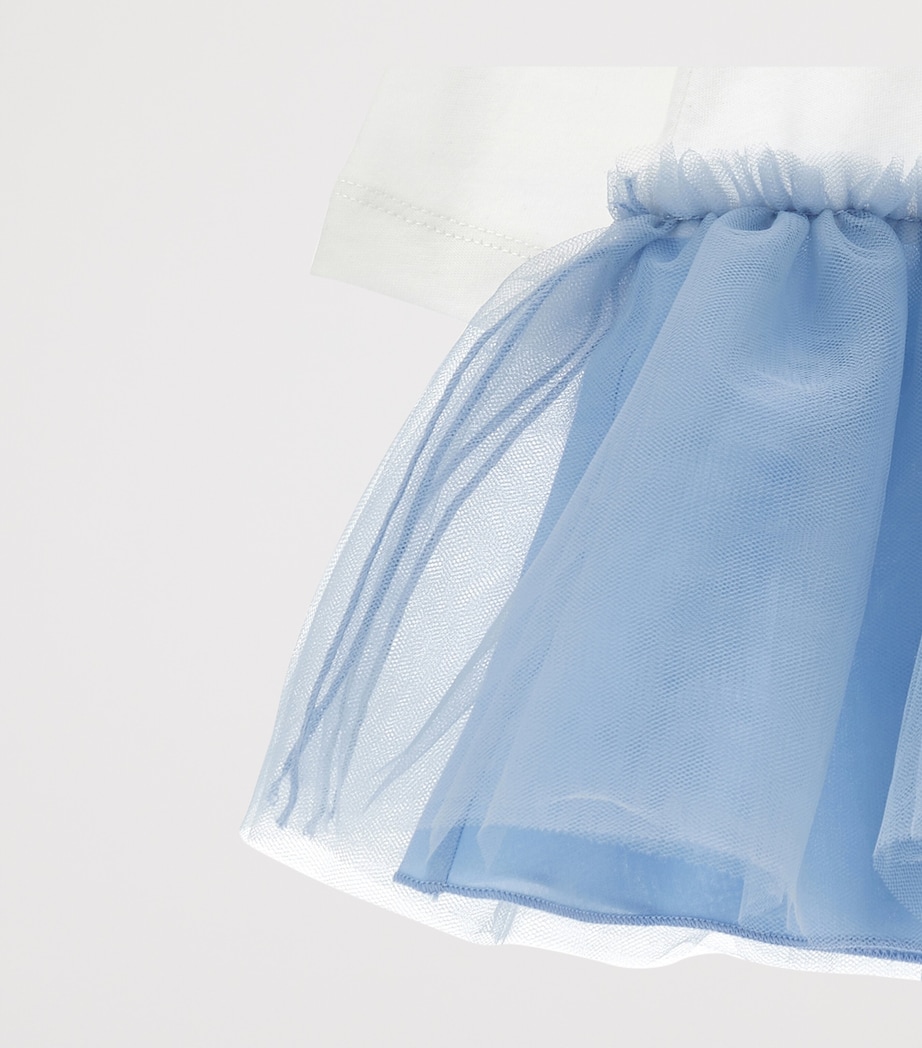 Cotton-Tulle Printed Dress (3-36 Months) PANNA+CELESTE Image 3