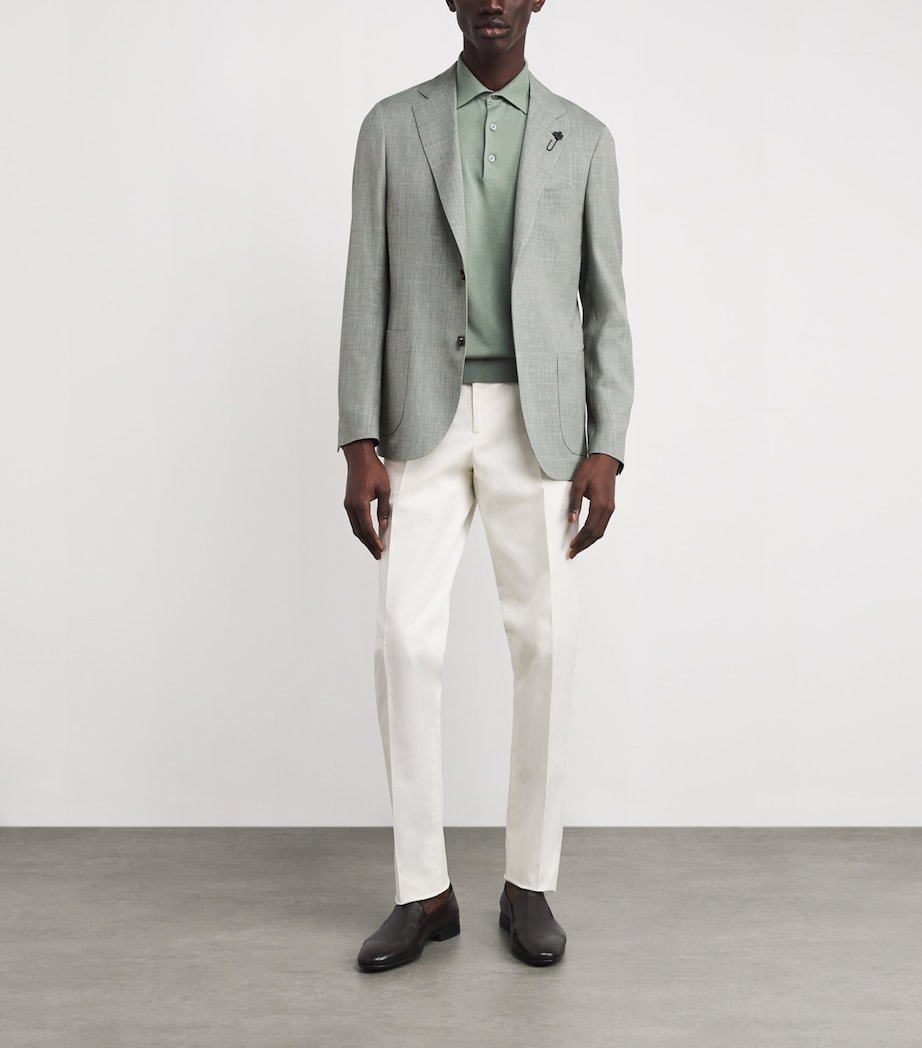 Wool Blazer 510 SAGE GRREN Image 2