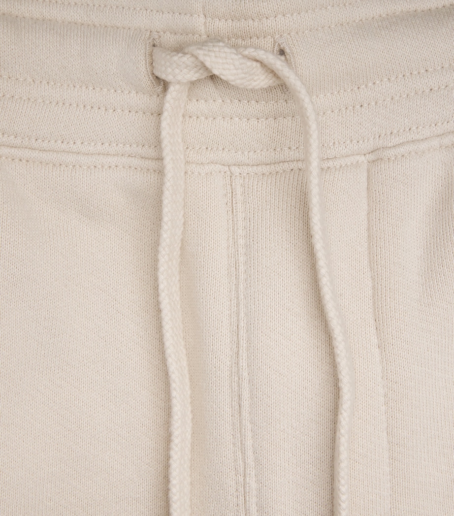 PAIGE Mens Cotton Ruiz Sweatshorts Washed Vanilla Bean Image 6