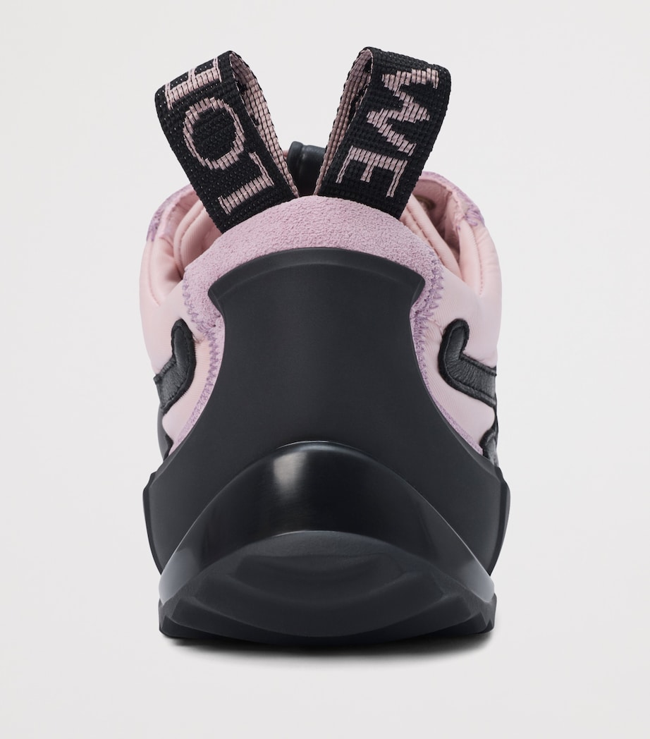 LOEWE Suede-Nylon Grip Sneakers Pink/black Image 5