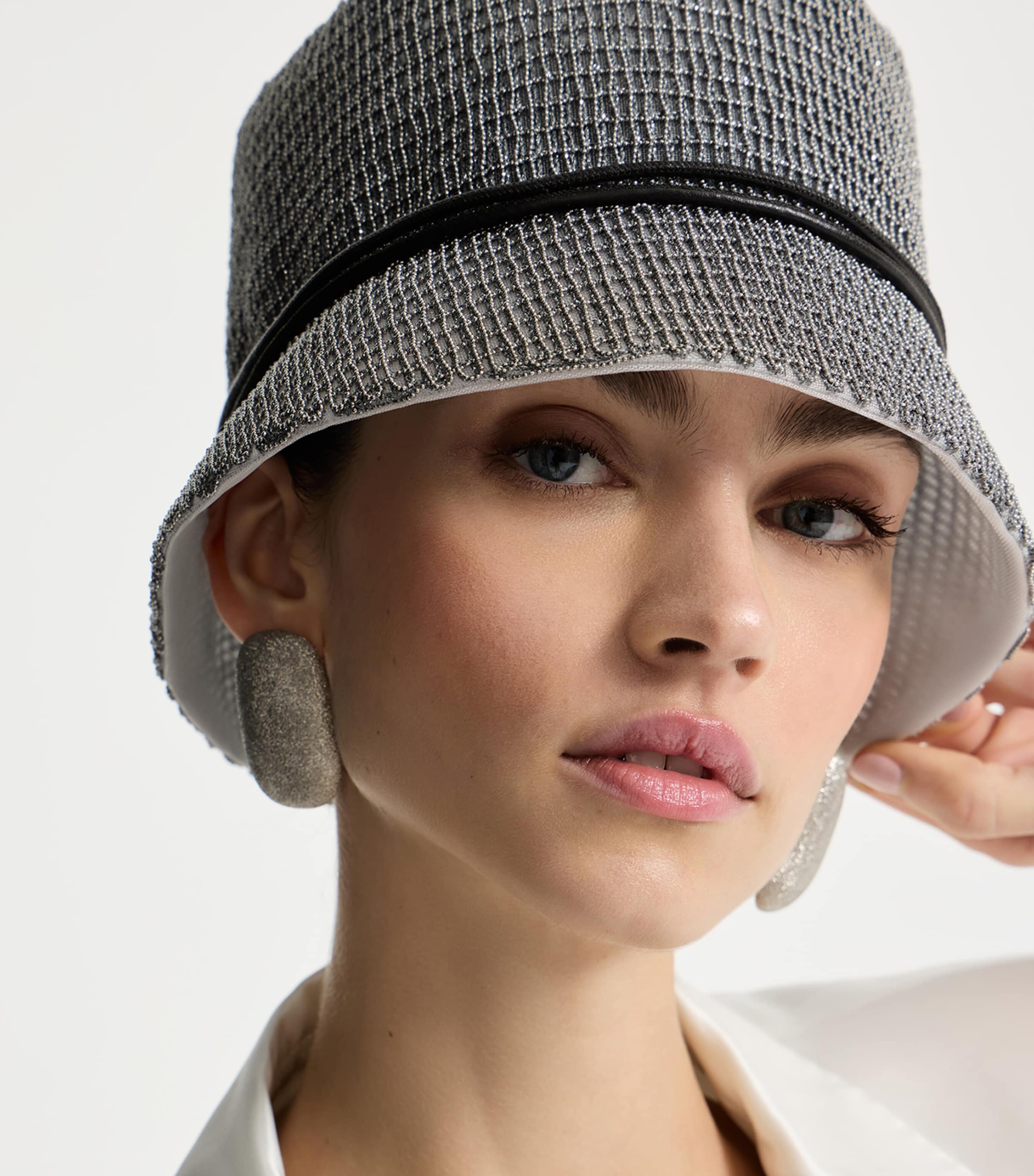 Brunello Cucinelli Monili-Detail Bucket Hat Image 3