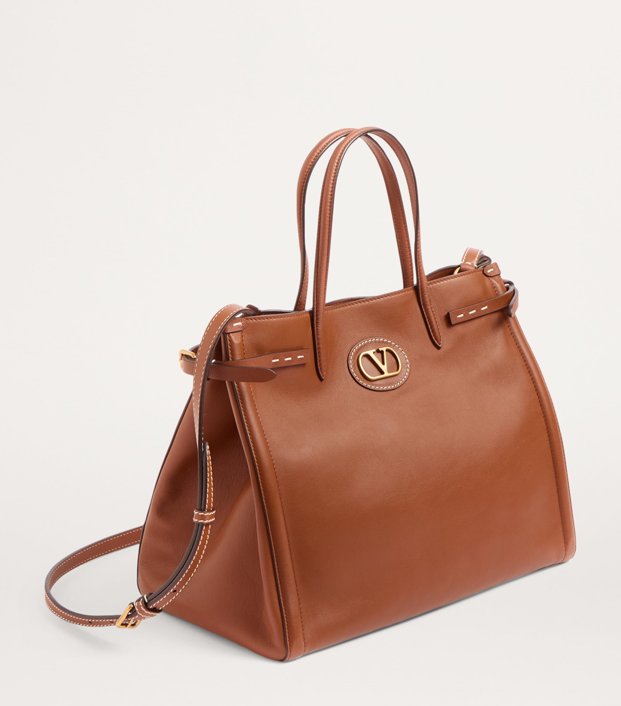 Medium Leather Antibes Top-Handle Bag N58 Image 4