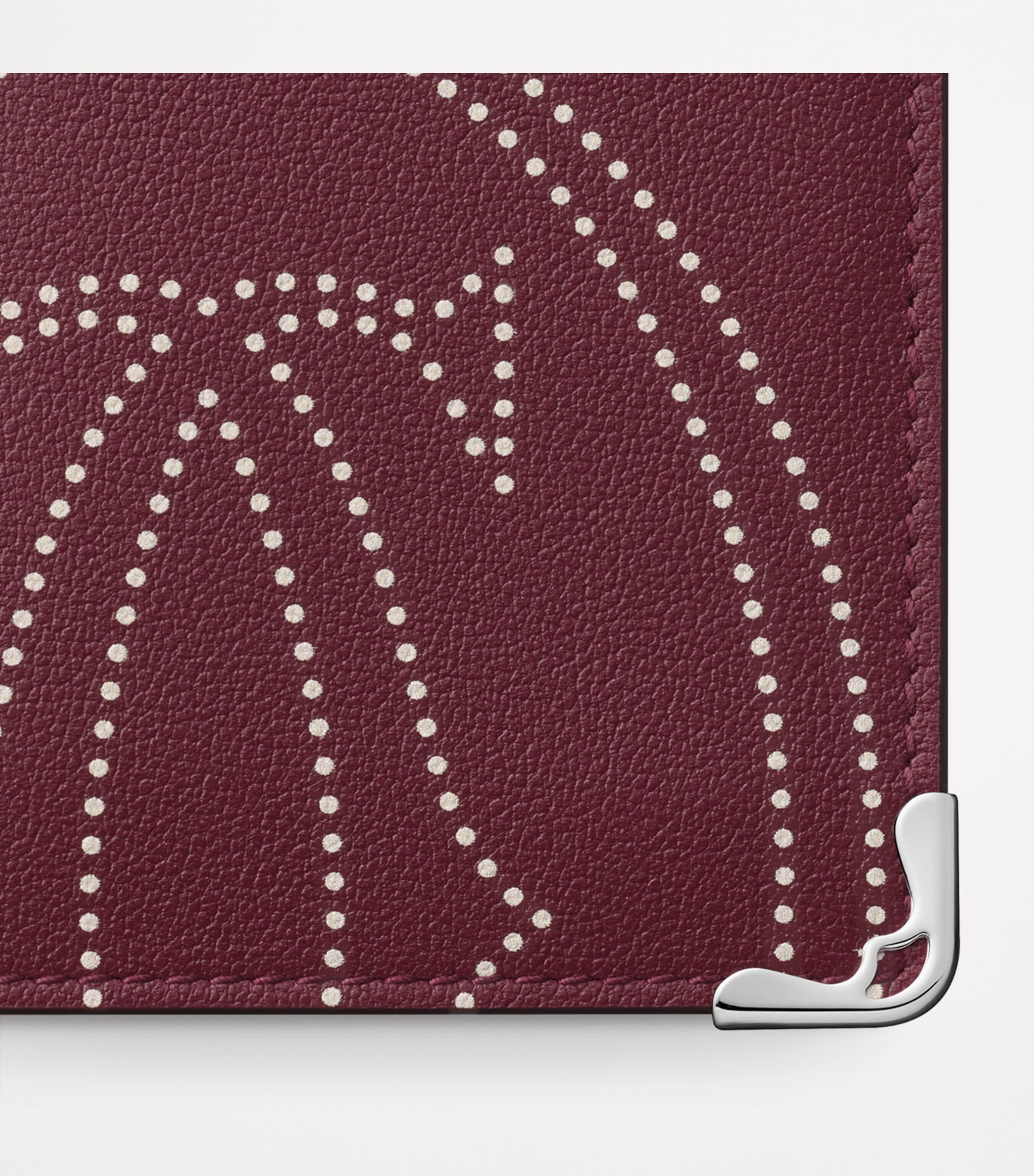 Leather Must de Cartier Card Holder BORDEAUX Image 5