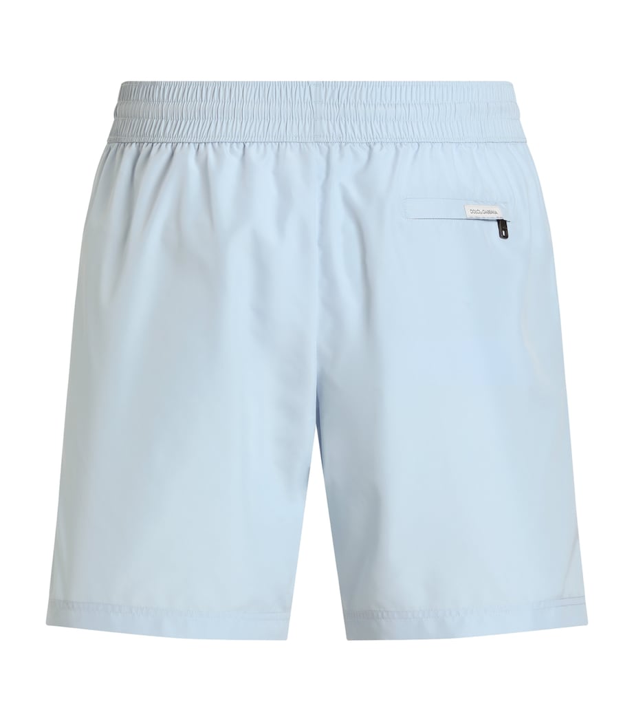 Dolce&Gabbana Mens Mid-Length Swim Shorts Light Blue Lig Image 2