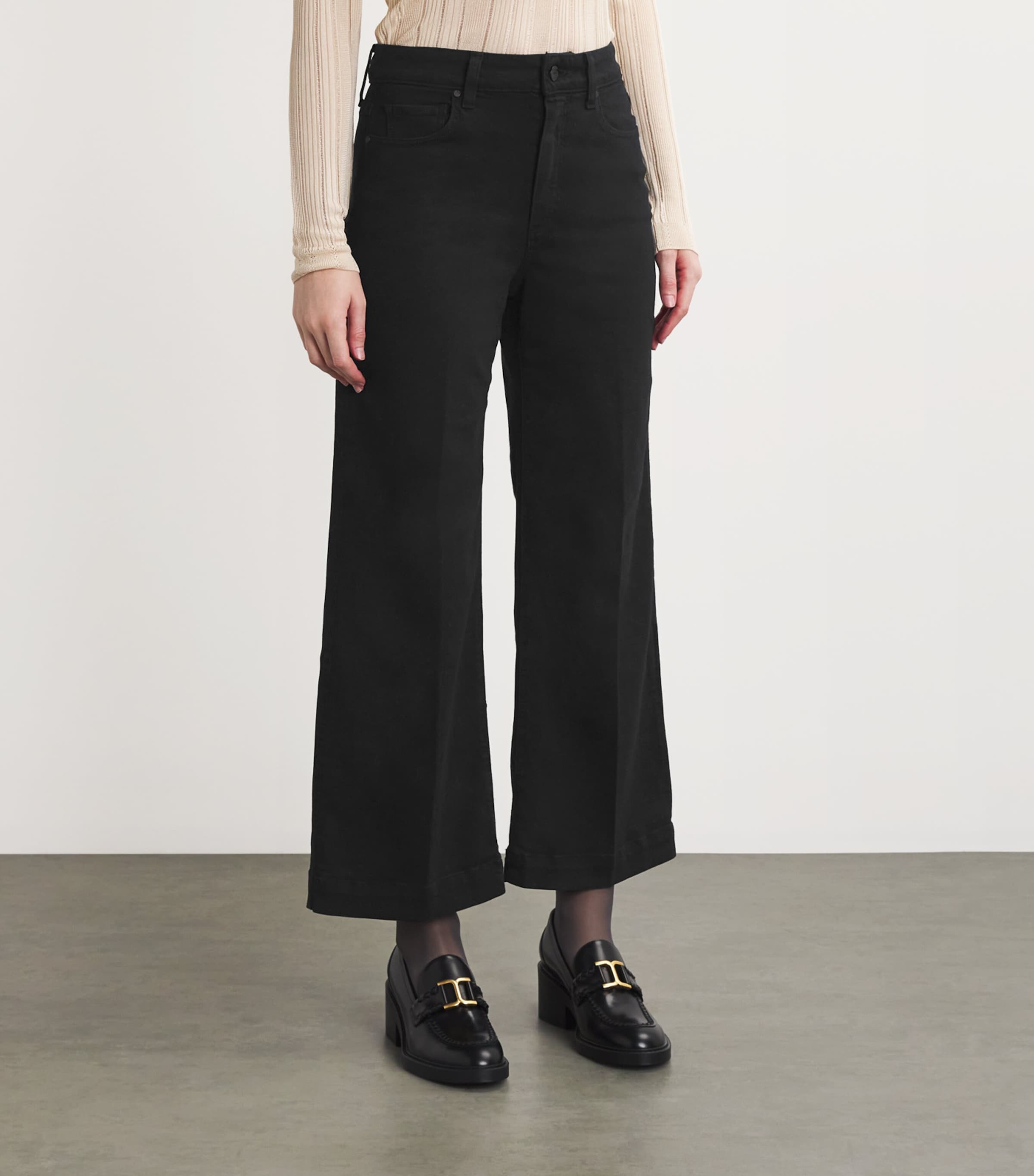 Anessa Wide-Leg Jeans BLACK SHADOW Image 3