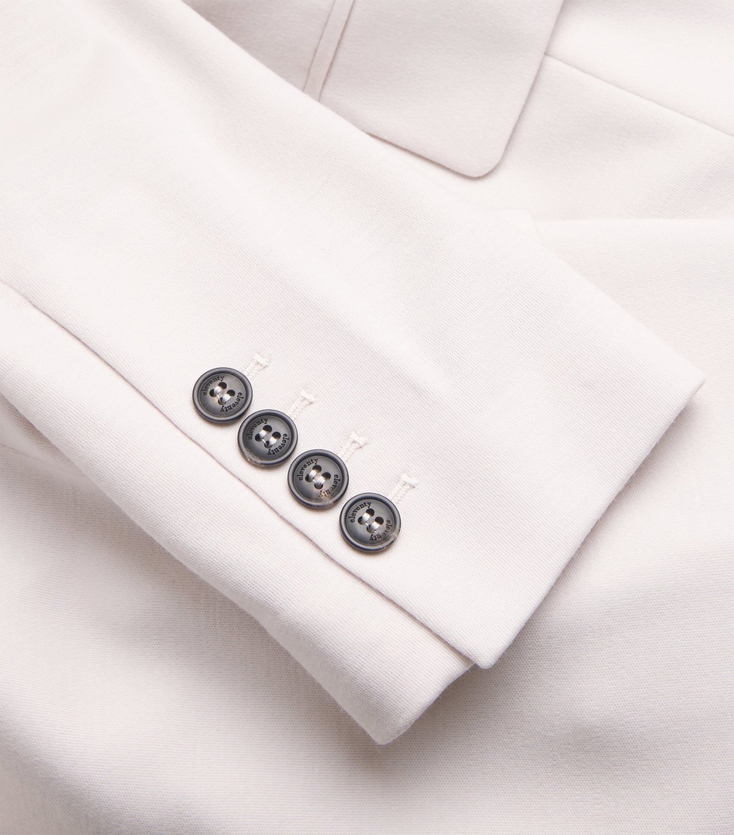 Stretch-Cotton Layered Blazer SABBIA Image 5