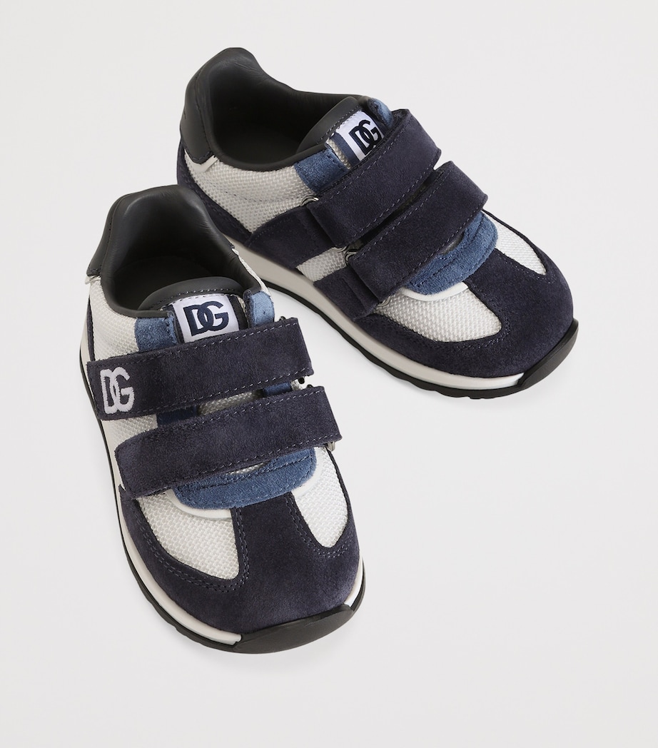 Dolce&Gabbana Kids DG Logo Sneakers White/blue Image 4