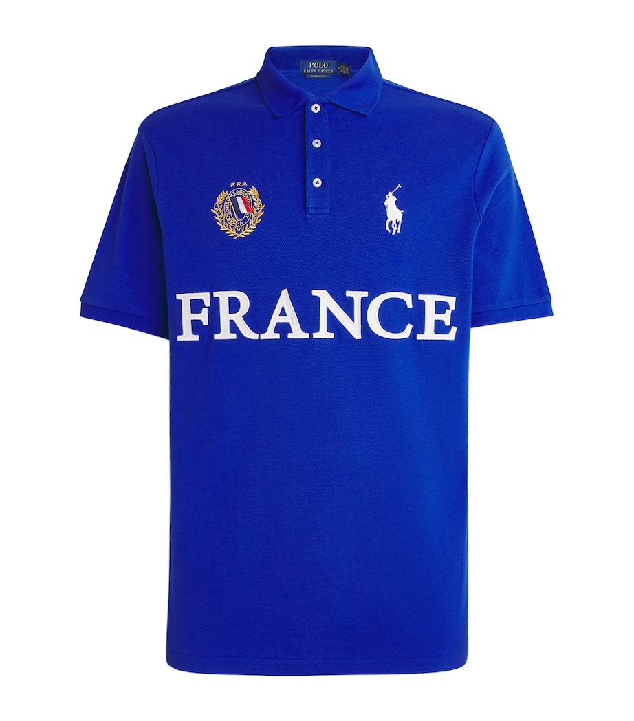Polo Ralph Lauren Mens Cotton France Polo Shirt Cruise Image 1