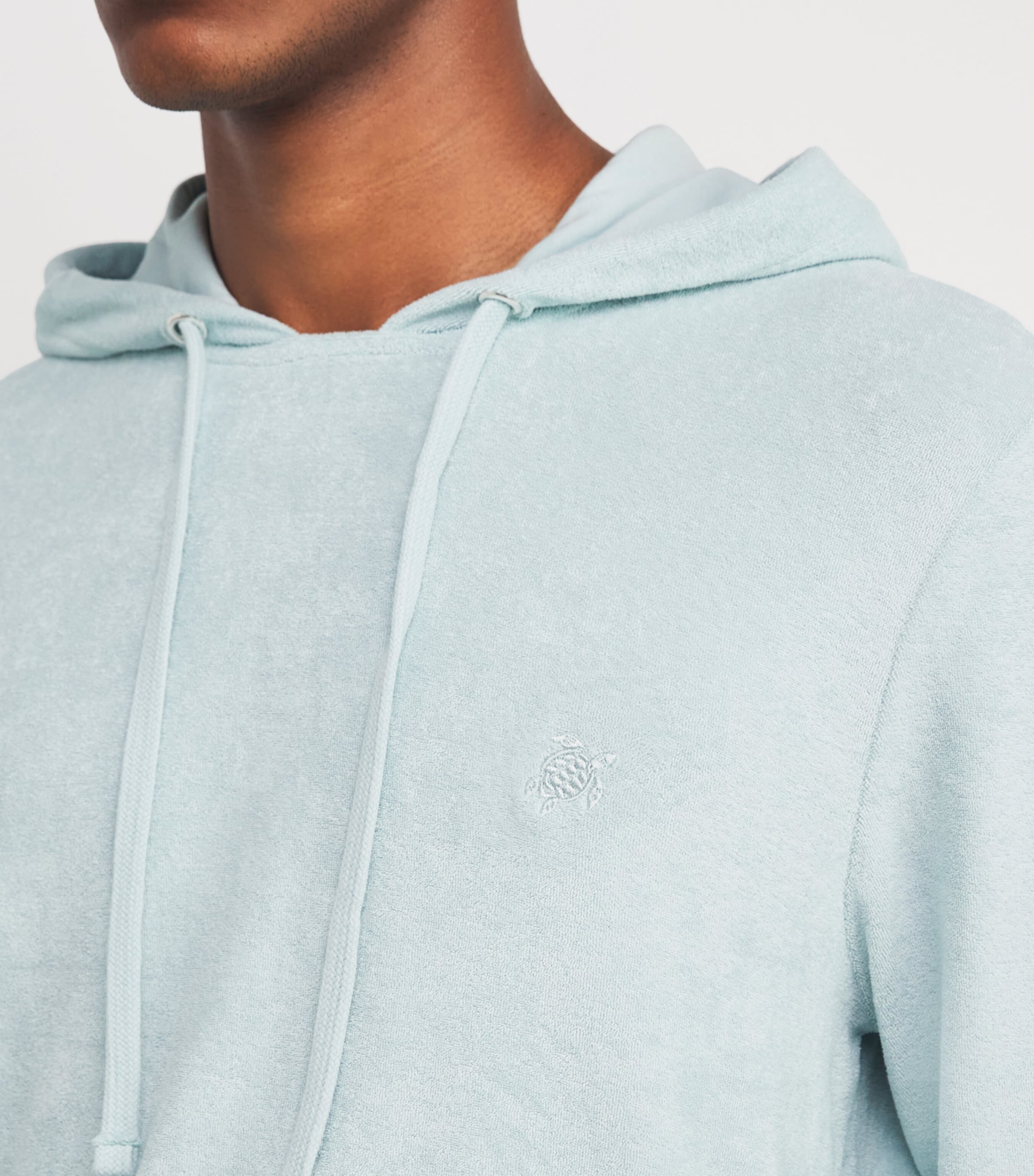 Terry Cotton Therapy Hoodie 315-PACIFIC Image 6