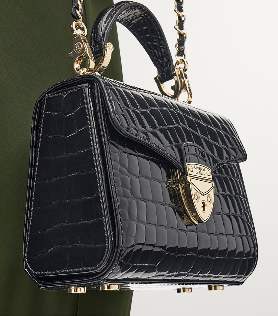 Mini Mayfair Top-Handle Bag BLACK Image 7