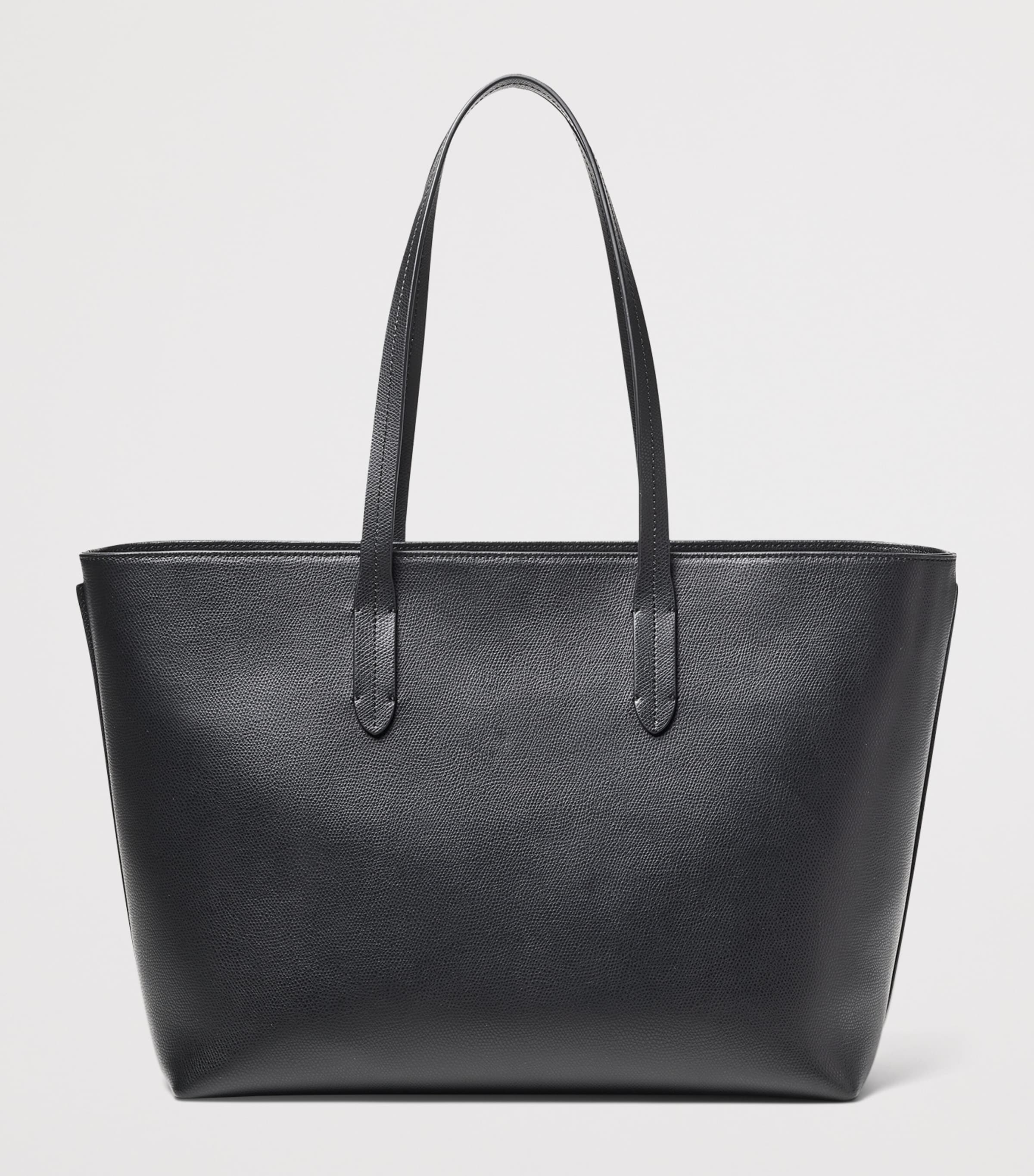 Aspinal Of London Leather East West Tote Bag Black Image 2