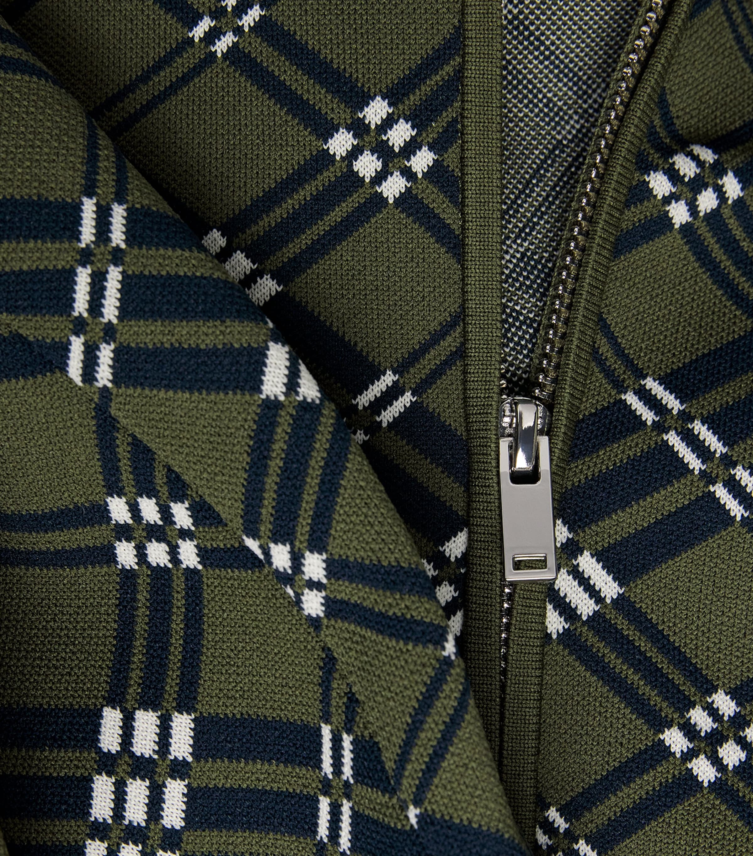 Power Check Track Jacket KHAKI / NAVY Image 5