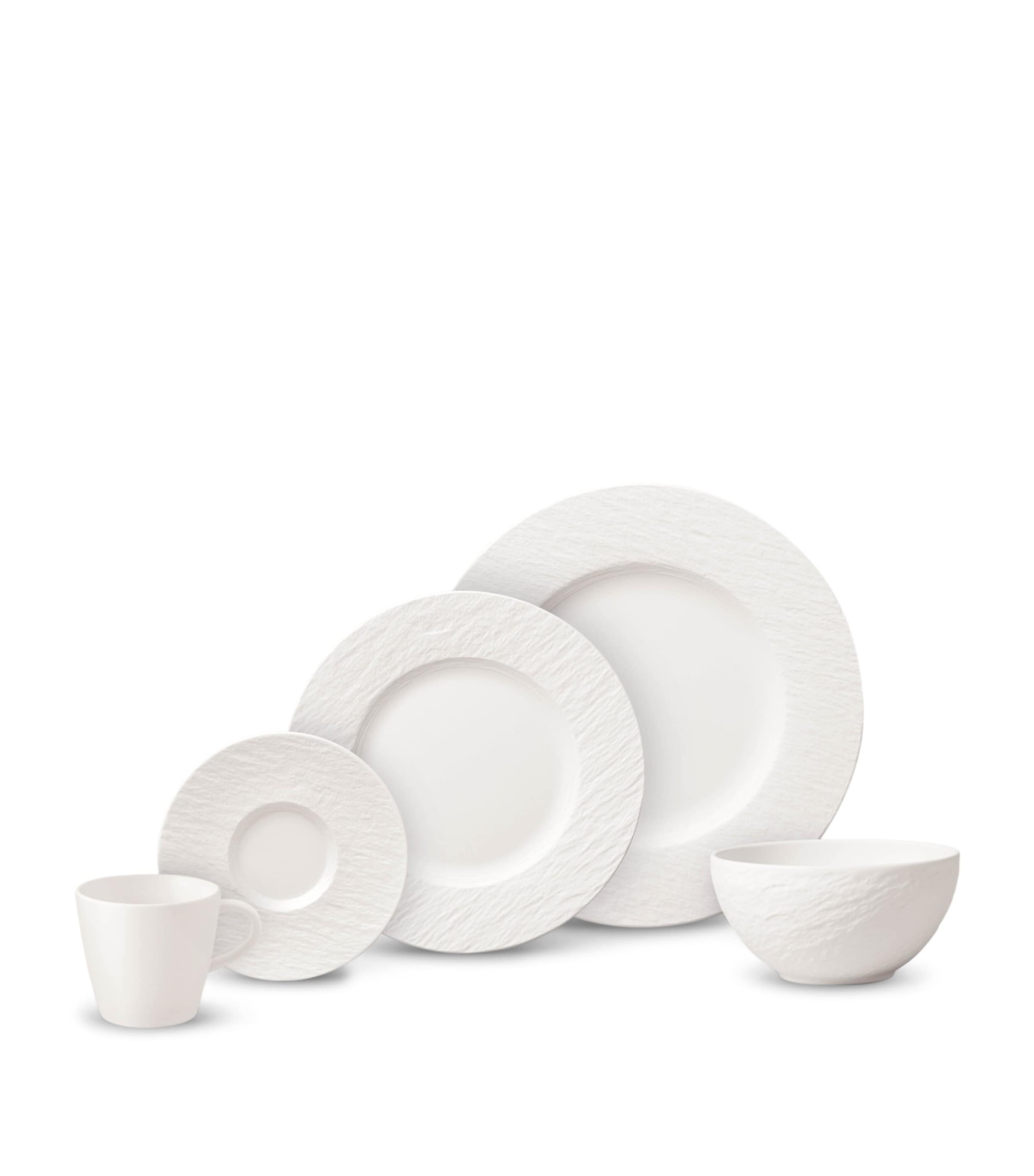 Villeroy & Boch Manufacture Rock Blanc 20-piece Tableware Set
