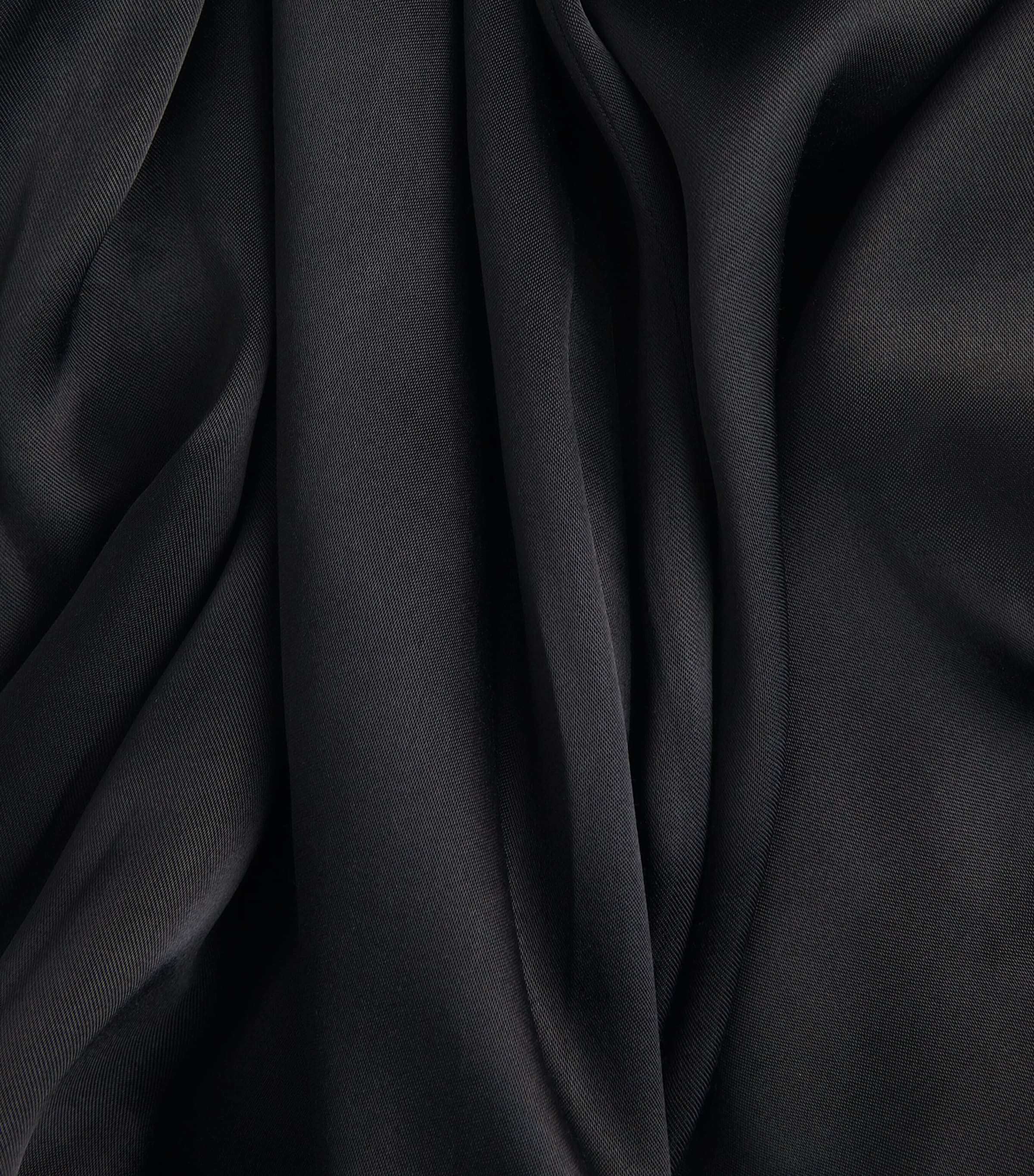CAMILLA AND MARC Satin Wide-Leg Mirage Trousers Black Dblk Image 6