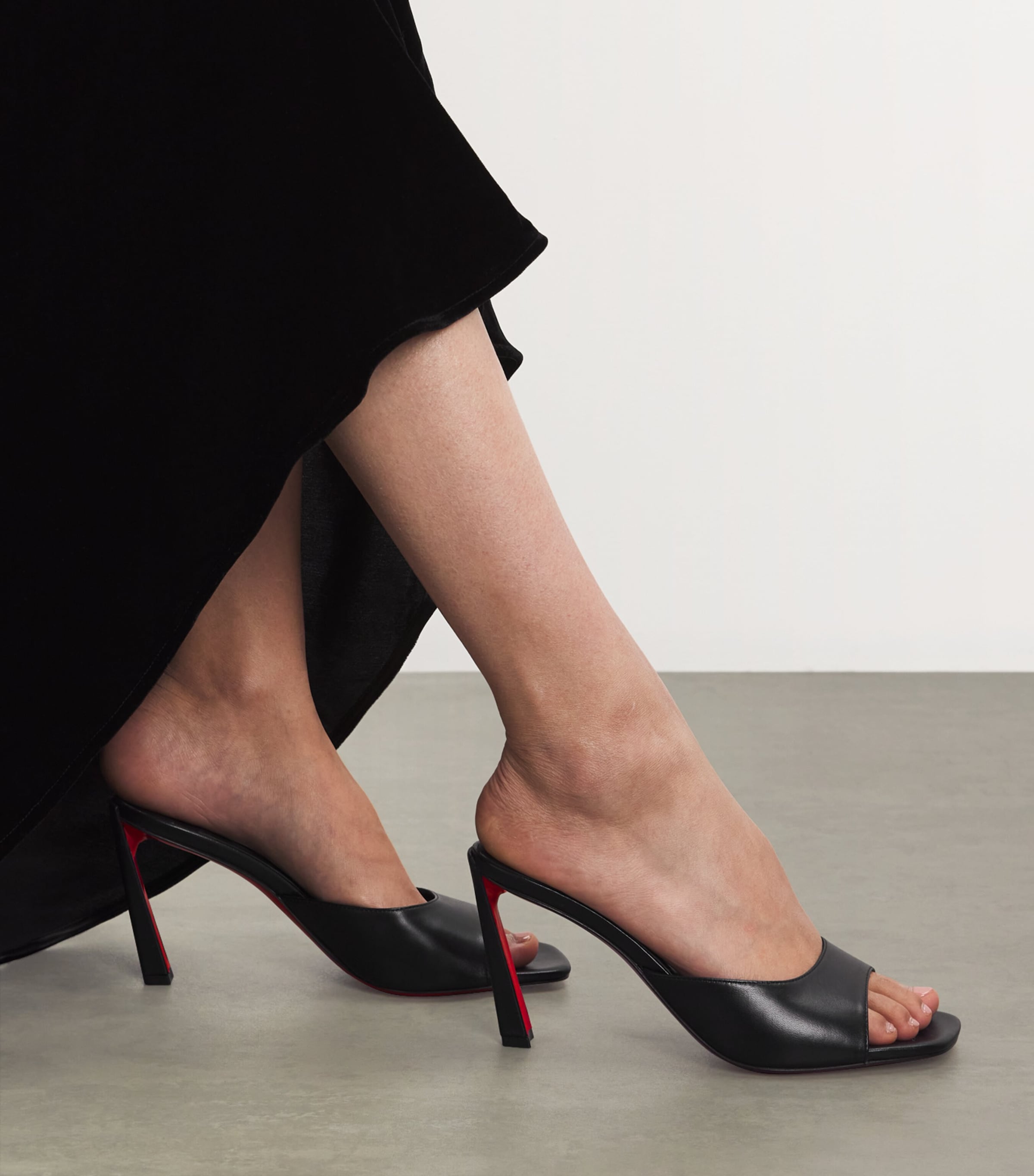 Christian Louboutin Condora Leather Mules 85 | Harrods US