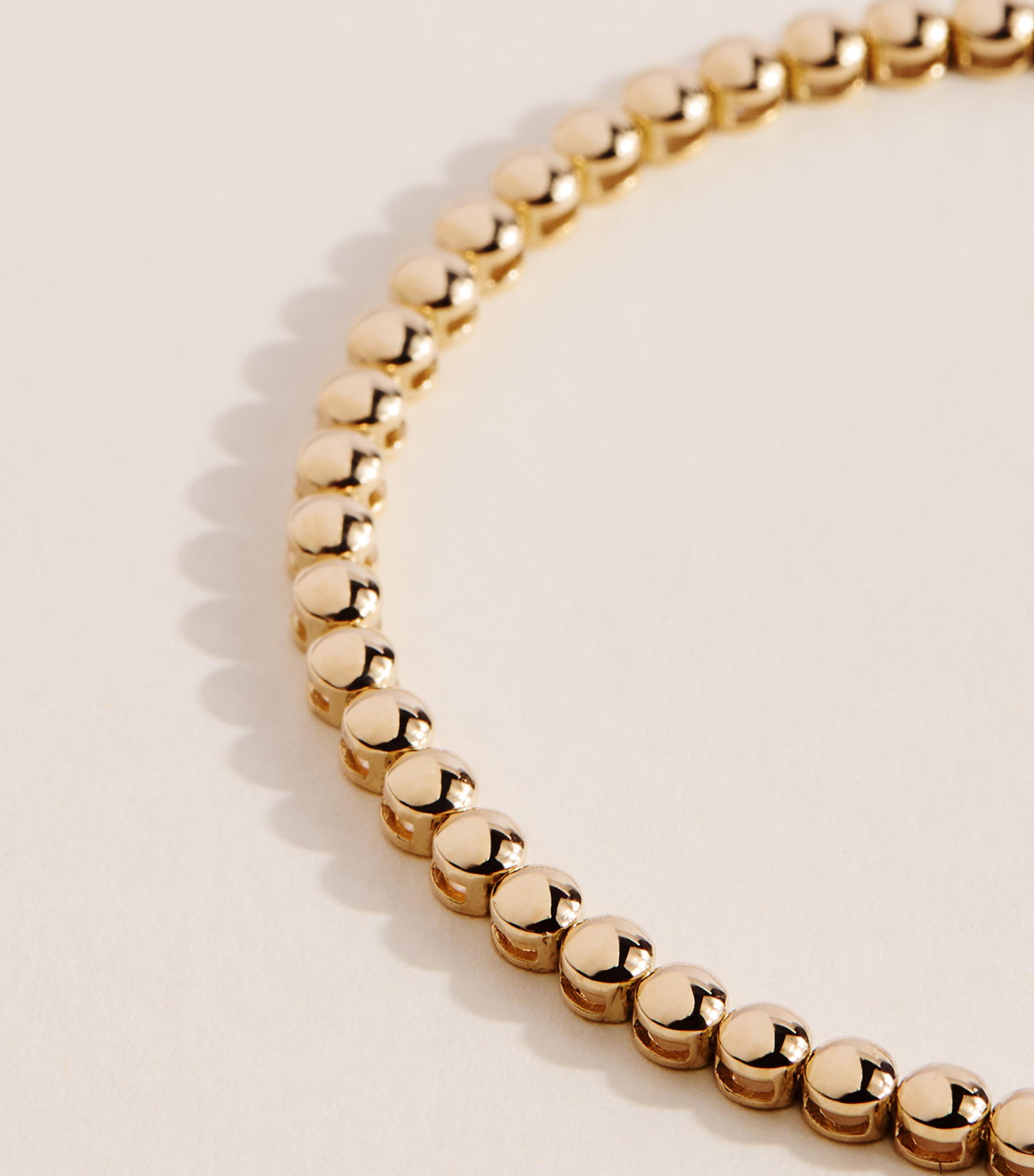 Jennifer Meyer Mini Yellow Gold Tennis Bracelet Yellow Gold Image 3