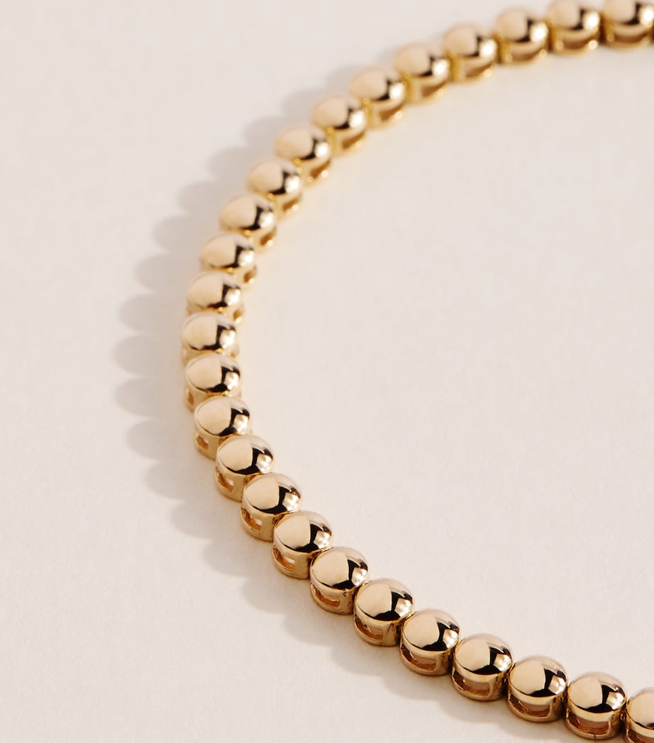Jennifer Meyer Mini Yellow Gold Tennis Bracelet Yellow Gold Image 3