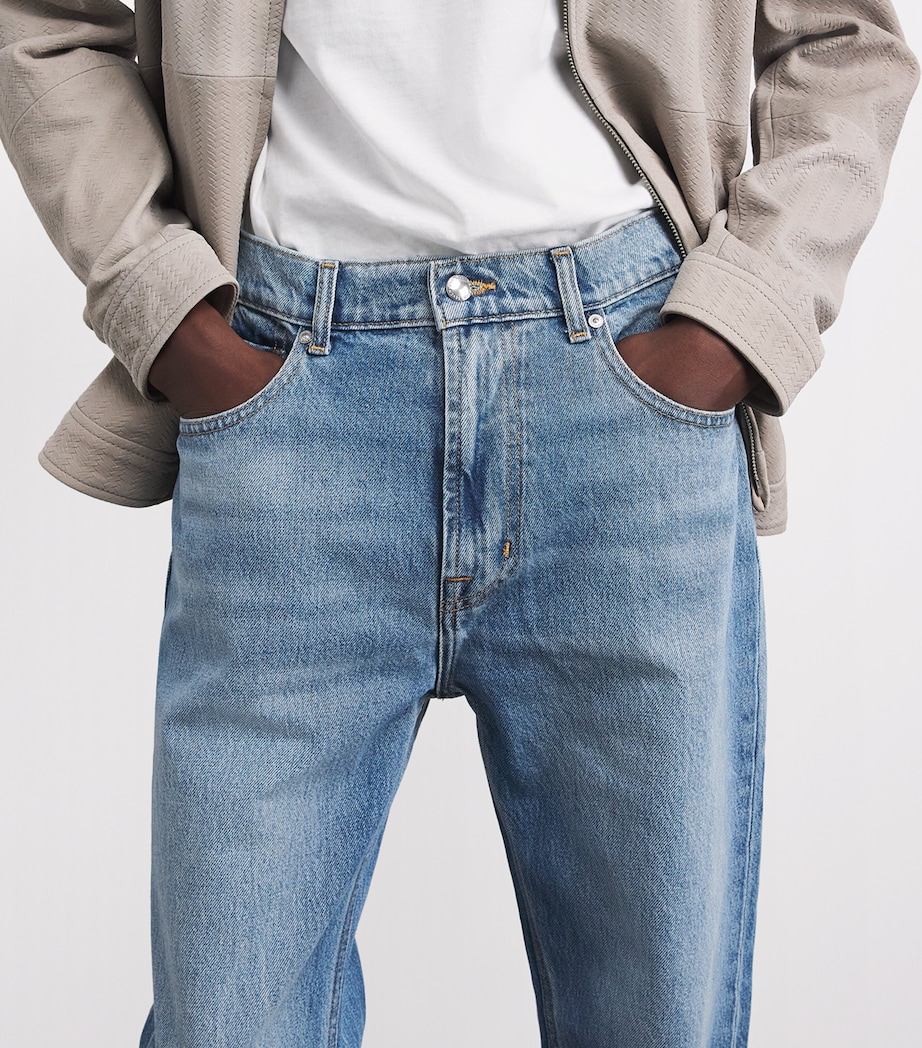 7 For All Mankind Mens Easy Straight Jeans Mason Image 3