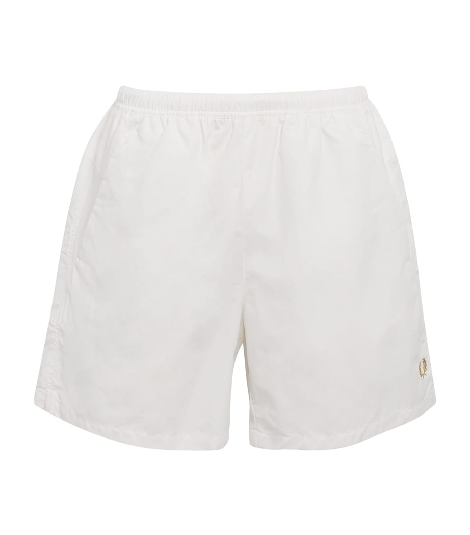 Taslan Tennis Shorts 100-WHITE Image 1