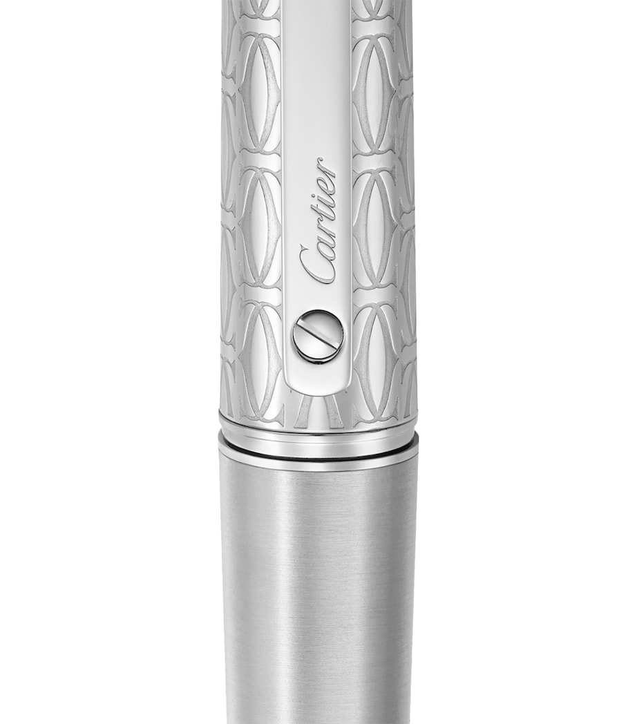 Santos de Cartier Ballpoint Pen SILVER Image 4