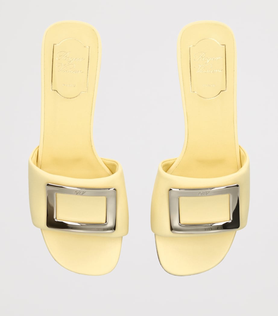 Roger Vivier Leather Belle Vivier Mules 20 Yellow Image 4